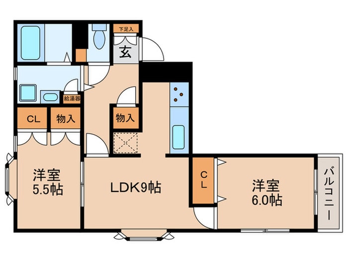 間取り図 ベルヴィーユ弐番館