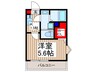 ＭＥＬＤＩＡ堀崎町 1Kの間取り
