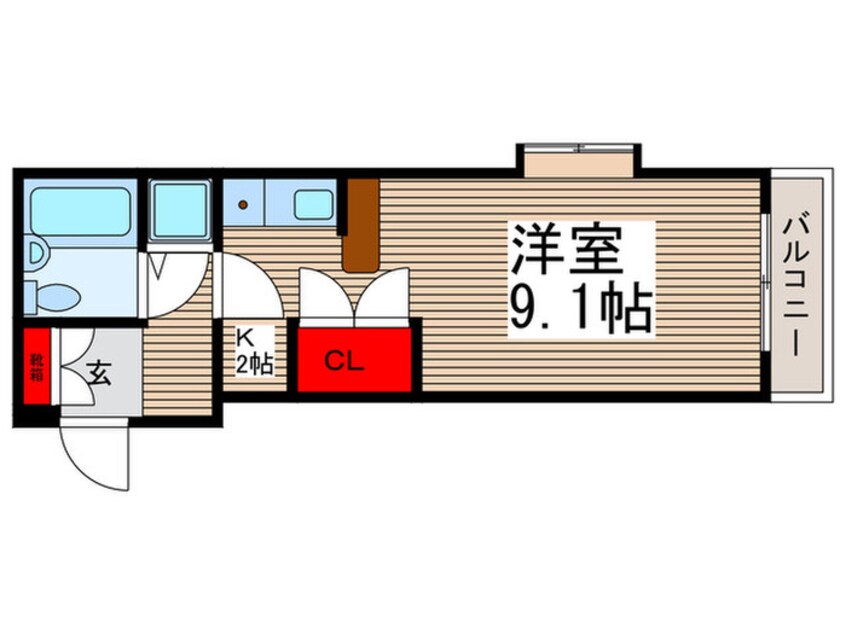 間取図 ローズガーデンＡ５２