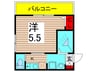 MELDIA堀切菖蒲園Ⅳ 1Kの間取り