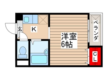 間取図 立川弐拾壹番館