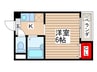 立川弐拾壹番館 1Kの間取り