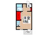 めぞん深谷 1Rの間取り