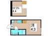 ハ－モニ－テラス綾瀬Ⅲ 1Rの間取り