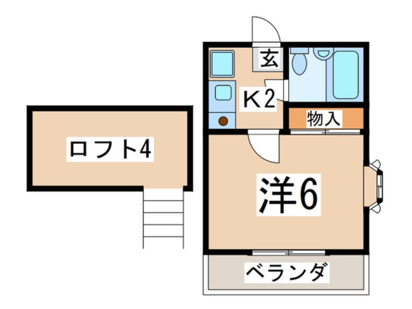 間取図 レオパレス森崎Ⅱ