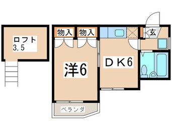 間取図 レオパレス森崎Ⅱ