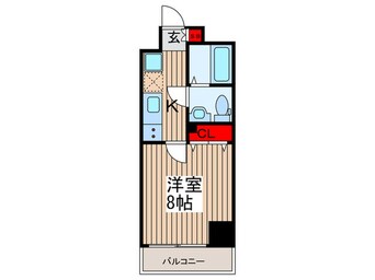 間取図 門前仲町リバープレイス(904)