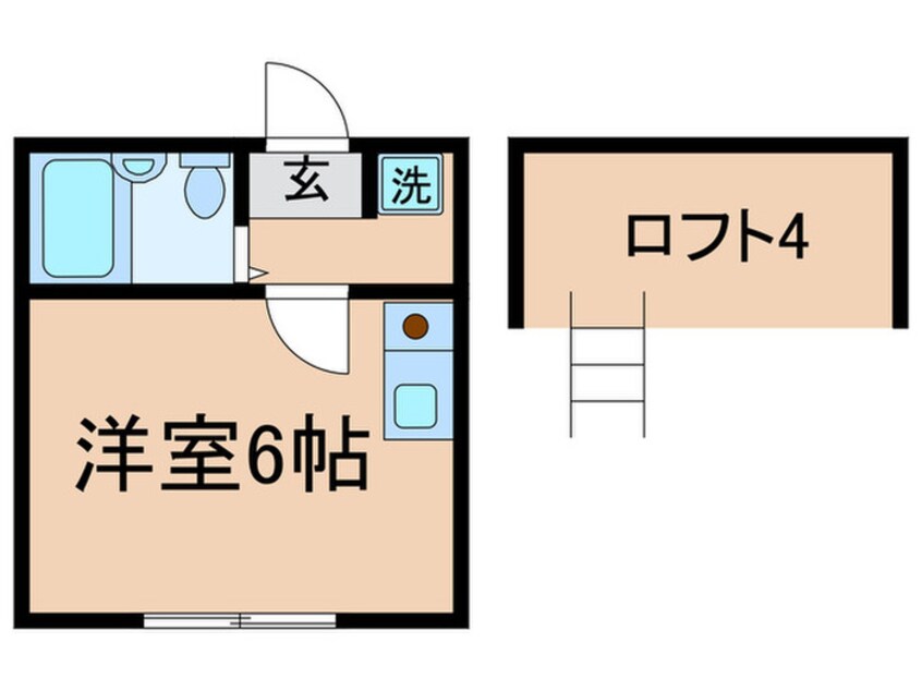 間取図 ソレイユ中原