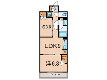 間取図 パークアクシス北千束MOCXION