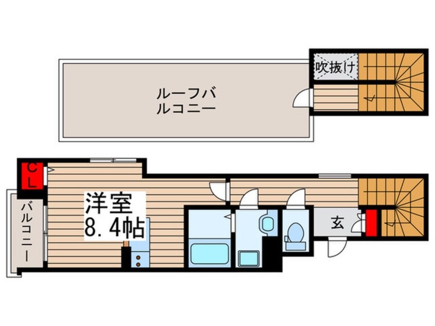 間取図 Cross Le Chateau