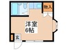 ｸｩｲﾝﾃｯﾄ 1Rの間取り