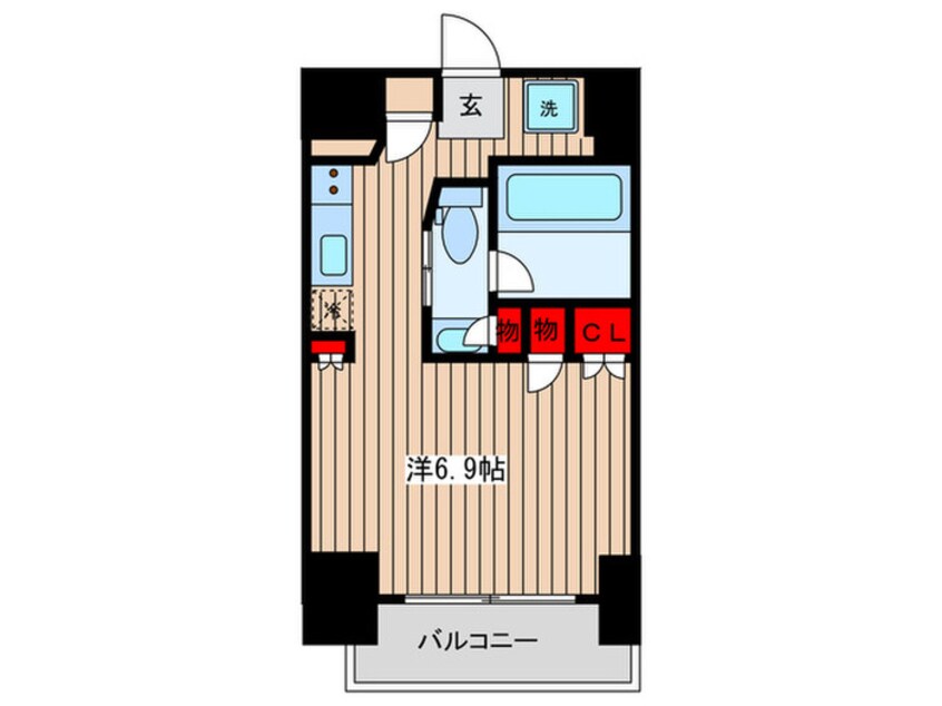 間取図 プラウドフラット浅草雷門