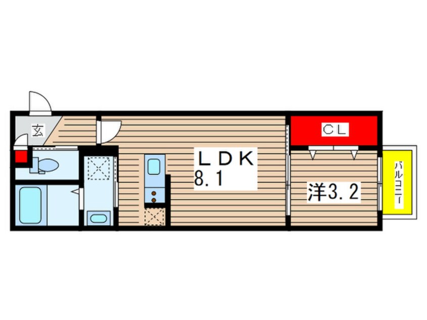 間取図 AJ都賀Ⅲ