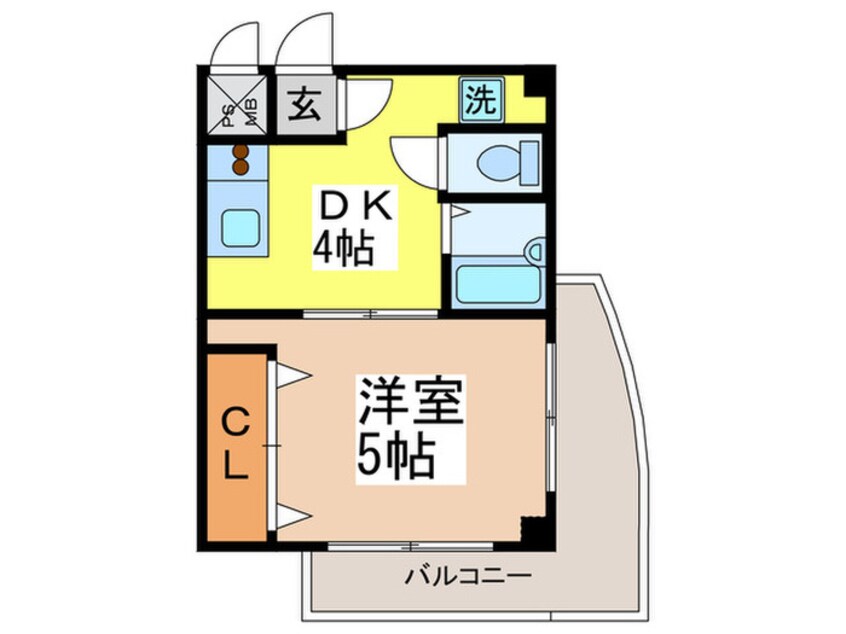 間取図 マンション板橋本町(504)