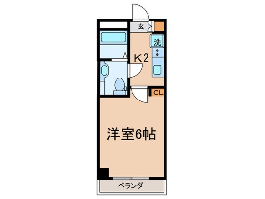 間取図 LINX　LEGAMI（207）