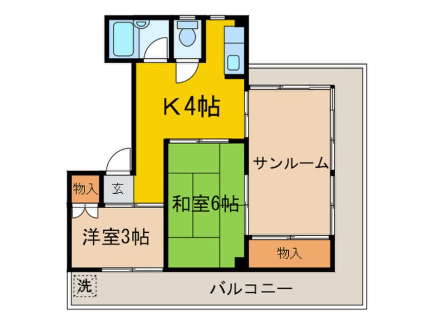 間取図 グランデ西巣鴨