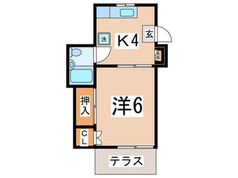 間取図 サンハイツリドー