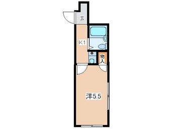 間取図 サンパレス西富