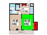 西川ビル 2Kの間取り