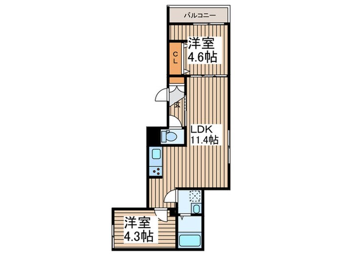 間取り図 仮）江戸川区北小岩３丁目PJ