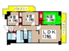 クレストヒル中野木 3LDKの間取り