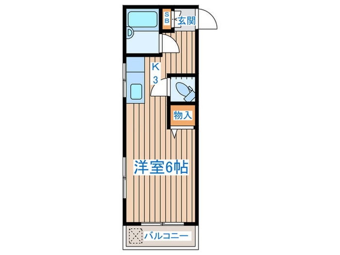 間取り図 ハイム篠崎