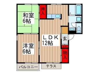 間取図 野口コ－ポ１番館