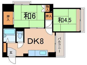 間取図 パールマンション馬込（210）