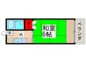 メゾンタカツ 1Kの間取り