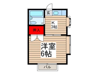 間取図 コーポ根岸台