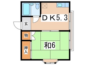 間取図 モリベハイツ