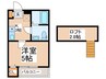 ＡＬＬＩＥＲ　ＰＡＲＫ藤沢 1Kの間取り