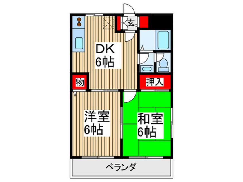 間取図 ホワイトハイムみずほ台