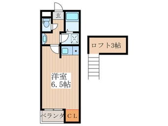 間取図 Ｐａｌｍ小金井