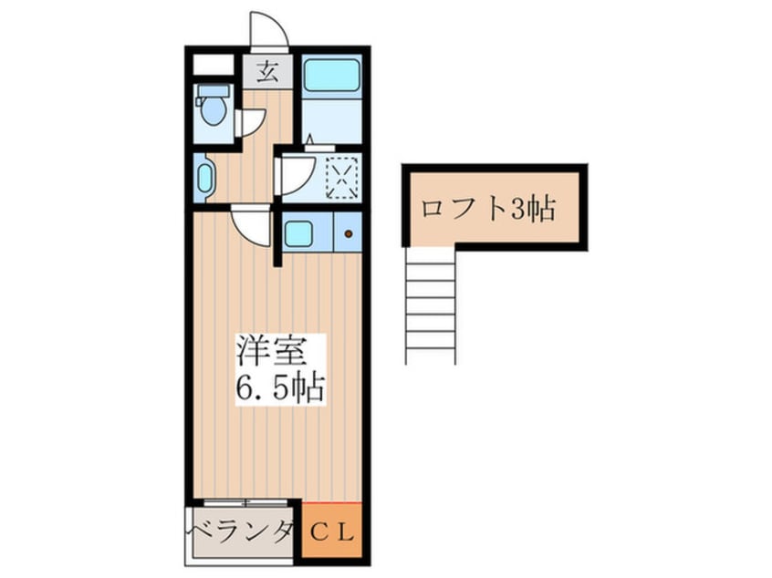 間取図 Ｐａｌｍ小金井