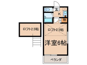 間取図 ル・ソレイユ大倉山