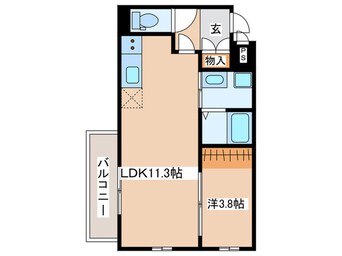 間取図 フォルジュ