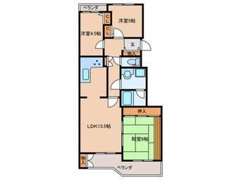 間取図 Ｔ′ｓｇａｒｄｅｎ横浜反町