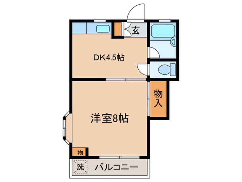 間取図 プレジデントハイム