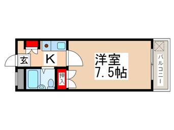 間取図 メビウスコ－ト国立