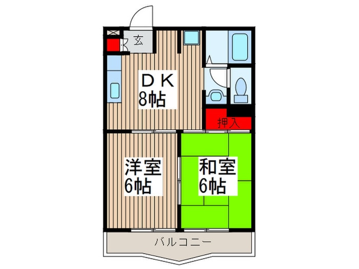 間取り図 ロキシ－パンセ中浦和