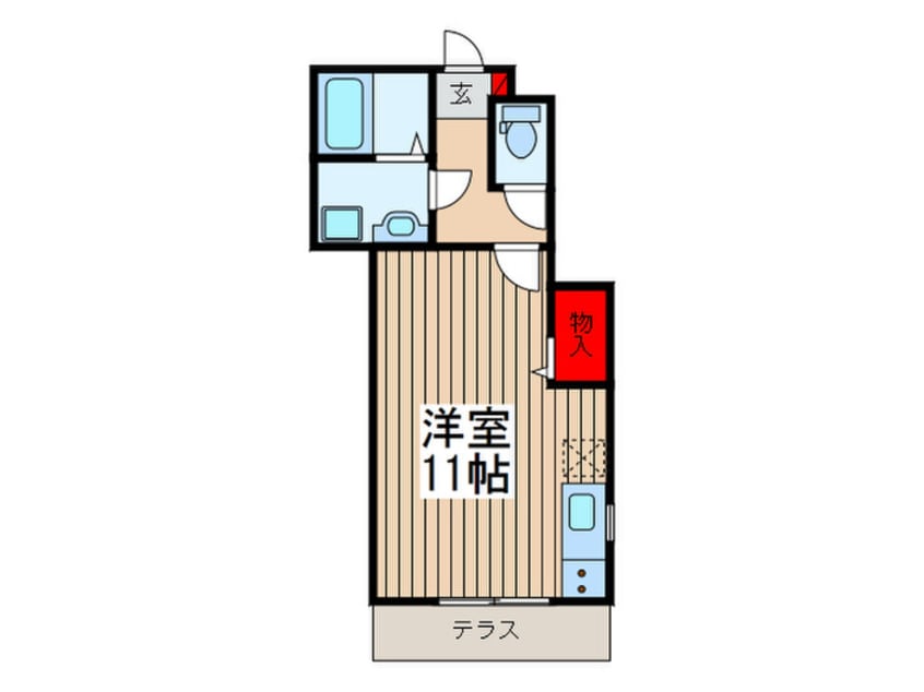間取図 パルモア東大宮