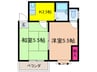 メゾン  ヒカリ 2Kの間取り
