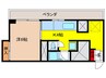パ－ルシャト－(3階･4階) 1Kの間取り