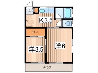 間取図 グリ－ンハイツ