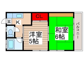 間取図 渡辺荘