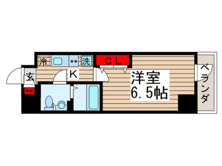 間取図 Ｌａ　Ｄｏｕｃｅｕｒ新小岩