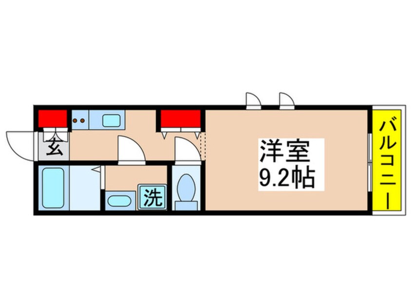 間取図 メテオール・リオン