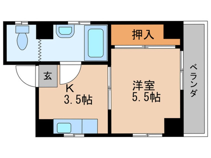 間取図 田中マンション