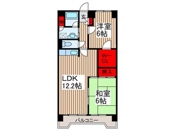 間取図 グランパレス越谷